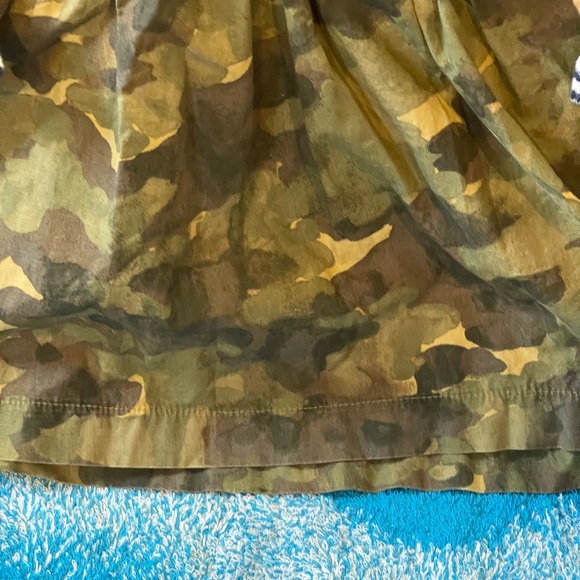 Crewcuts Ribbed Striped Top and Camo Canvas Skirt Mixed Media Casual Dress - Picture 3 of 6